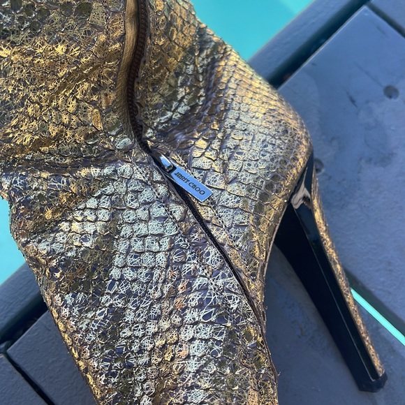 Jimmy Choo python boots size 39 - Picture 7 of 10